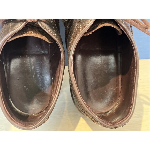 Allen Edmonds Size 8 D Oxfords Shoes Port Washington Leather Brown lace office - Picture 9 of 11